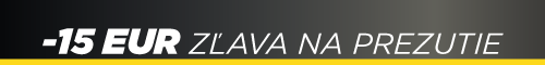 Zľava na prezutie – 15 €